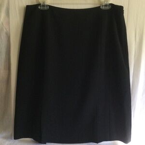 Vintage Ann Taylor Pleated Triacetate Skirt 14 Great For Office or Uniform